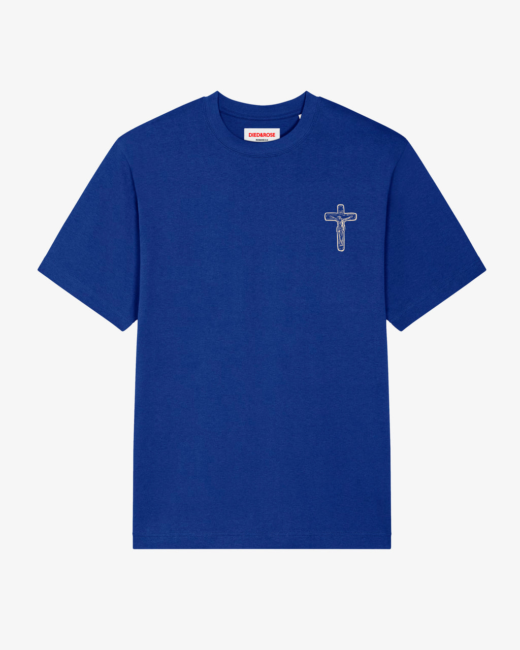 CRUCIFIX TEE-WORKER BLUE